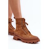 Boto Women's Trapper Lace-Up Boots Camel Gordts | ePonuda.com