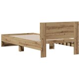  Krevetna konstrukcija Zidne Umjetnički hrast 75 x 190 cm | shoptok.hr