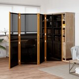Furnova Paravan 4-delni črn 280x180 cm, (21929958) | Shoptok.si