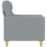 vidaXL Fotelja svjetlosiva 60 cm od tkanine | shoptok.hr