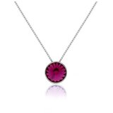 Victoria Cruz ženski Basic L Fuchsia Lančić Sa Swarovski Roze Kristalom | ePonuda.com