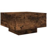  The Living Store Klubska mizica dimljeni hrast 55x55x31 cm inženirski les - Klubska Mizica, (21502232) | Shoptok.si