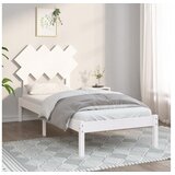  Okvir za krevet bijeli 90x190 cm 3FT jednokrevetni masivno drvo | shoptok.hr