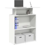 vidaXL Recepcijski stol bijeli 100x40x104 cm izrađeno drvo cijene