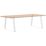  Noge za blagovaonski stol V-oblika 2 kom Bijele 100 x (72-73,3) cm Čelik | shoptok.hr