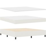  Krevet s opruga kutije Krema i bijela 180 x 200 cm | shoptok.hr