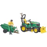 Bruder traktor kosilica John Deere s prikolicom i figurom 62104 | shoptok.hr