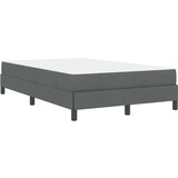 vidaXL Postelja z vzmetnico Drugo Temno siva 120 x 190 cm blago | Shoptok.si