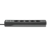 APC SurgeArrest Essential PME5B-GR 5xSchuko 2xUSB 230V prenapetostna zaščita razdelilec | Shoptok.si