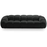 Micadoni Home Crna baršunasti sofa 294 cm Diana – Cijene