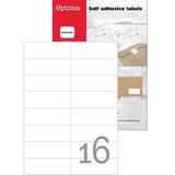 Optima etikete a4 105x37 / 16kom ( 32098 ) | Eponuda.com