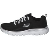 Skechers Niske tenisice 'Graceful Get Connected' crna / bijela | shoptok.hr