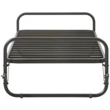WOOOD Črna zložljiva postelja z letvenim dnom 90x200 cm Lucy – | Shoptok.si