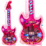  Električna gitara za djecu sa melodijama i solmizacijskim rasponom - roza | shoptok.hr