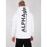 Alpha Industries muški duks sa kapuljačom, Beli