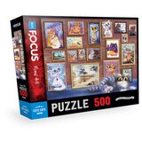  Blue focus puzzle 500 delova simpatične mace ( 38771 ) Cene