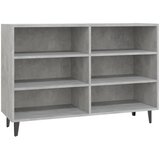  Komoda siva boja betona 103,5x35x70 cm od konstruiranog drva | Eponuda.com