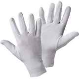 L+D worky Bombažne rokavice TRIKOT, beljene bele barve z všitkom na prstih, DE 24 parov, 11 | Shoptok.si