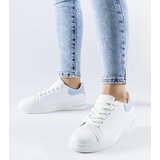 Gemre White and blue Leland sneakers | Shoptok.si