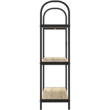 vidaXL Polica sonoma hrast 80 x 30 x 109 cm Konstruirano drvo | shoptok.hr