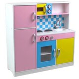 Kinder Home Dečija kuhinja, drvena igračka za igranje uloga sa šarenim dizajnom TF-5251 Cene