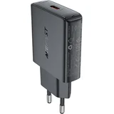 Majhen ploski polnilec GaN PD 20 W USB-C, črn, (21580912)