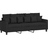  2-dijelni set sofa s jastucima crni od tkanine | shoptok.hr