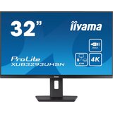 Iiyama ProLite XUB3293UHSN-B5LED monitor 32" (31.5" viewable) 3840 x 2160 4K @ 60 Hz IPS 350 cd/m² 1000:1 4 ms HDMI DisplayPort USB-C speakers matte black - XUB3293UHSN-B5 | Shoptok.si