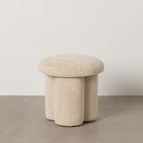 Ixia Bež tabure iz tkanine bouclé – | Shoptok.si