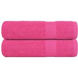 vidaXL Kopalne brisače 2 kos roza 100x150 cm 360 g/m² 100% bombaž, (21822863) Cene