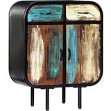  Komoda od masivnog obnovljenog drva 60 x 30 x 75 cm | shoptok.hr