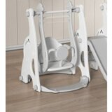  MamaKids ljuljačka s toboganom za djecu, siva | shoptok.hr