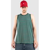 Blue Tomato Striped Majica brez rokavov green / white stripes | Shoptok.si