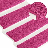  Prostirke za stepenice 30 kom 65x21x4 cm roze pravokutni rub | shoptok.hr