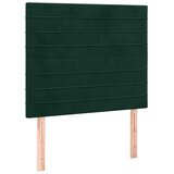  Okvir za krevet bez madraca tamnozeleni 100x200 cm baršunasti | shoptok.hr