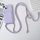 INORCO Zaščitna torbica za iPhone 14 Case Tekoči silikonski ovitek za telefon proti padcu z režo za kartice, trak, (22036012) | Shoptok.si