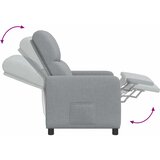  Fotelja s nagibom Svjetlosiva Tkanina | shoptok.hr