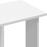  Ormar s kotačima bijeli 102 x 38 x 110 cm od konstruiranog drva | shoptok.hr