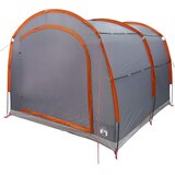 Šator s krovom Siva i narančasta 268 x 240 x 191 cm Poliester | shoptok.hr