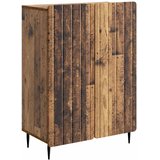 vidaXL Strani šal Star les 66 x 34,5 x 92 cm Inženirski les, (5000217313) | Shoptok.si