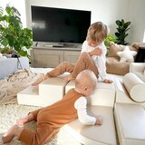  6-dijelni set mekanih igara, poligon, meke jastučiće za penjanje (bež boje) | shoptok.hr