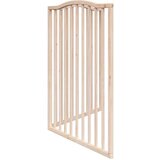 vidaXL Vrata za pse zložljiva 2 panela 160 cm topolovina | Shoptok.si