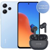 Xiaomi redmi 12 mobilni telefon, 4/128GB, eu, sky blue + swissten pro tune bežične slušalice, crne | ePonuda.com