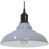 vidaXL Visilica podesiva po visini E27 sjajno siva Ø 31 cm metal | shoptok.hr