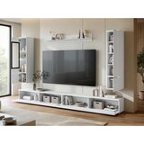 P & B Dnevni Regal Veral Xxl, Bela, 5-Delni | Shoptok.si