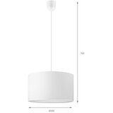 Brilagi Luster na sajli SIRIJA MODERN 1xE27/60W/230V Ø 35 cm bela | Eponuda.com