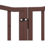  Vrata za pse s vratašcima 15 panela sklopiva 750 cm drvo topole | shoptok.hr