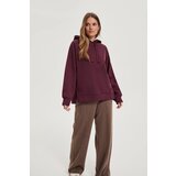 Marisse WOMEN'S SWEATSHIRT Z-BL-4820 BURGUNDY | Shoptok.si