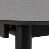 Actona Okrogla raztegljiva jedilna miza z mizno ploščo v hrastovem dekorju ø 115 cm Montreux – | Shoptok.si