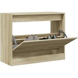 vidaXL omarica za čevlje sonoma hrast 80x34x63 cm inženirski les | Shoptok.si